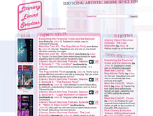 Tablet Screenshot of literaryescorts.com